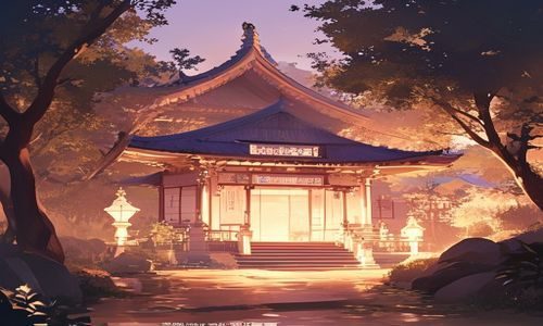 琉璃神社官方高清原画资源展示，精美二次元插画在暖色调灯光下呈现细腻质感